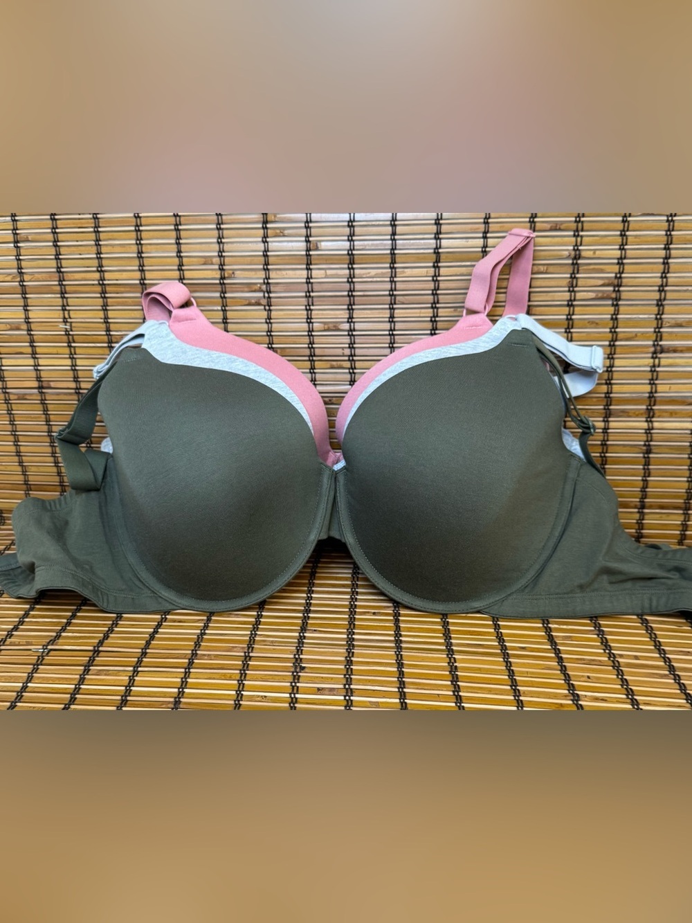 Fruit Of The Loom Bra’s 40DD Underwire T-Shirt Bra X3